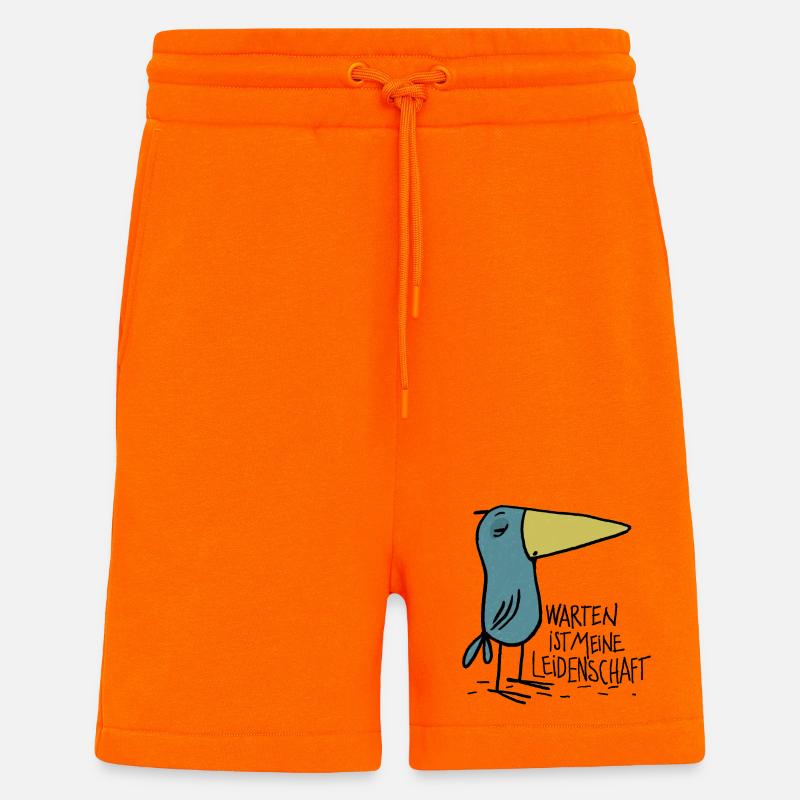 warten - Shorts - made by SPREAD - SUNSET ORANGE