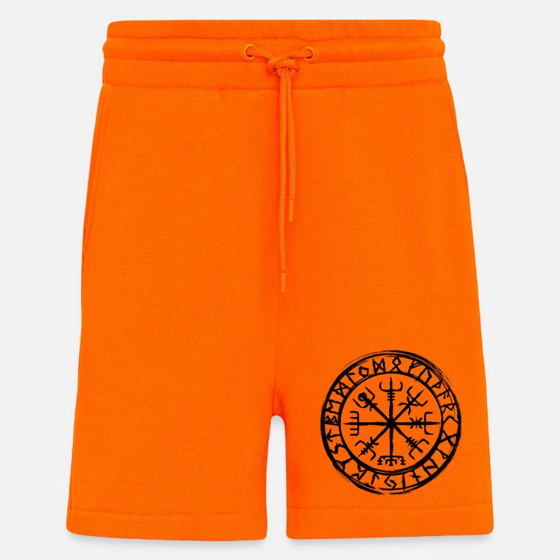 Vegvisir Kompass - Shorts - made by SPREAD - SUNSET ORANGE
