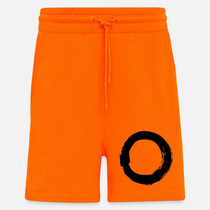 Enso - Short bio décontracté fabriqué en UE - SUNSET ORANGE