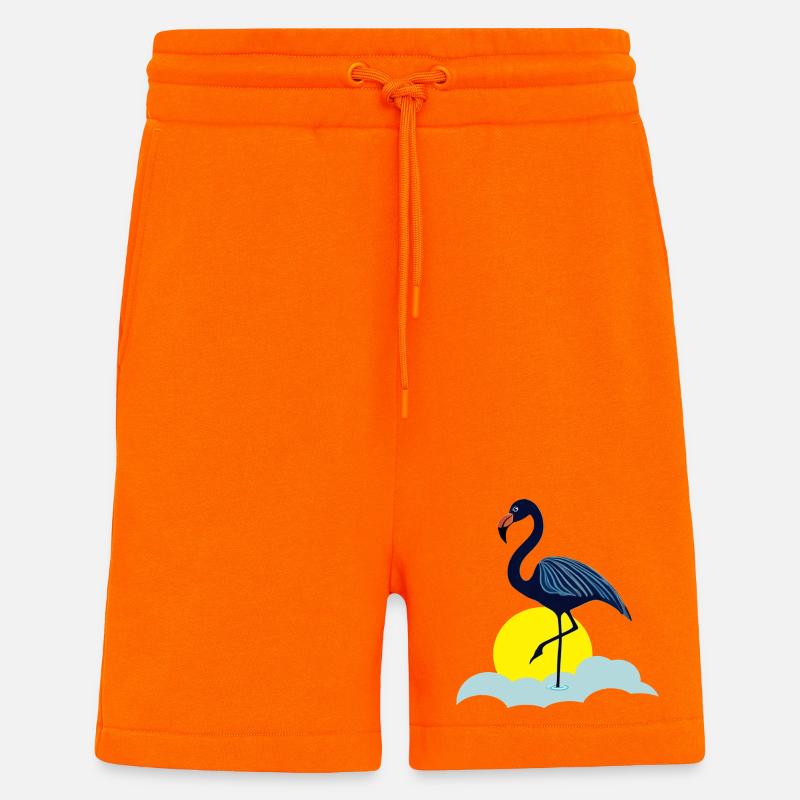 Blauer Flamingo - Shorts - made by SPREAD - SUNSET ORANGE