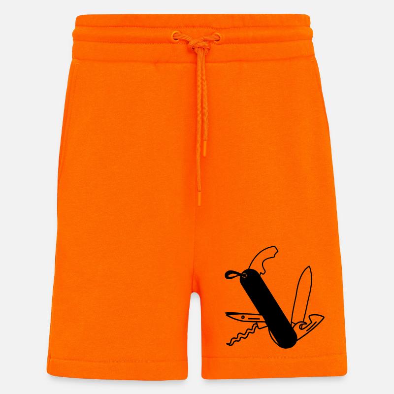 Überlebensmesser - Shorts - made by SPREAD - SUNSET ORANGE