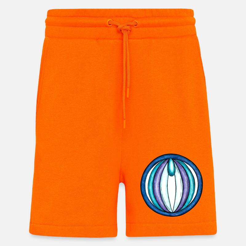 La bague Impératrice - Short bio décontracté fabriqué en UE - SUNSET ORANGE