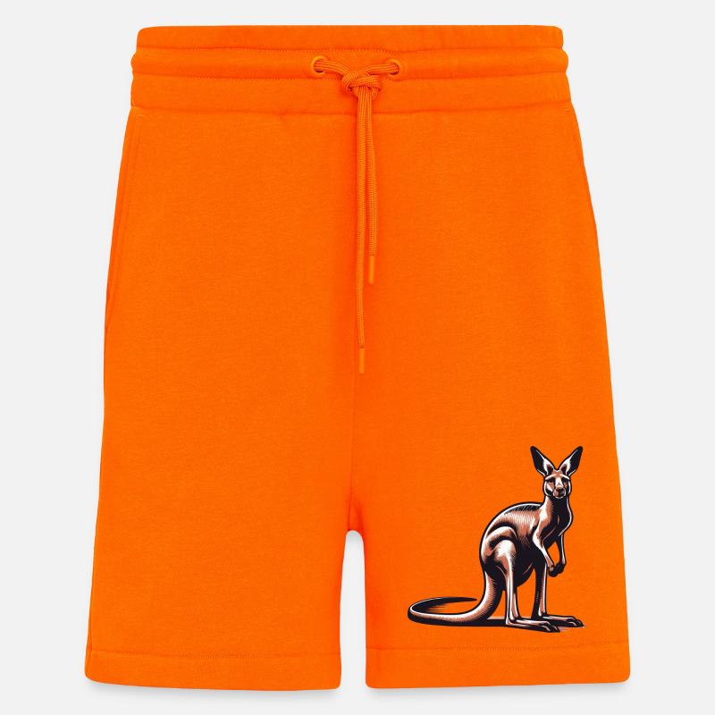 Känguru - Shorts - made by SPREAD - SUNSET ORANGE