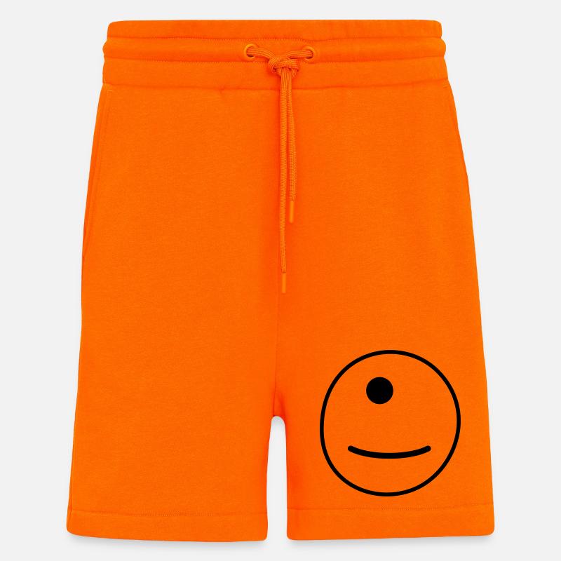 Geometrisches Mandala Muster - Shorts - made by SPREAD - SUNSET ORANGE