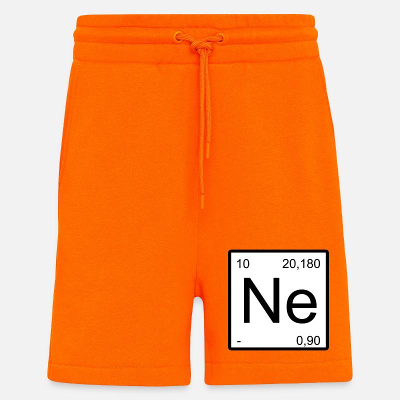 Neon Element Typografie - Shorts - made by SPREAD - SUNSET ORANGE