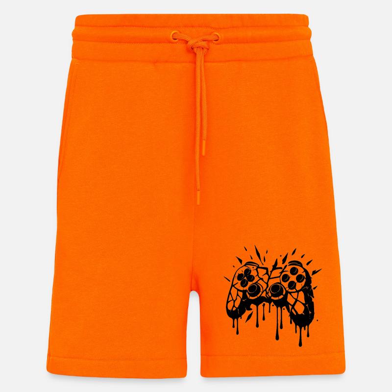 Broken controller - Shorts - made by SPREAD - SUNSET ORANGE