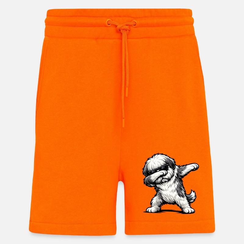 Dabbing Bobtail - Shorts - made by SPREAD - SUNSET ORANGE