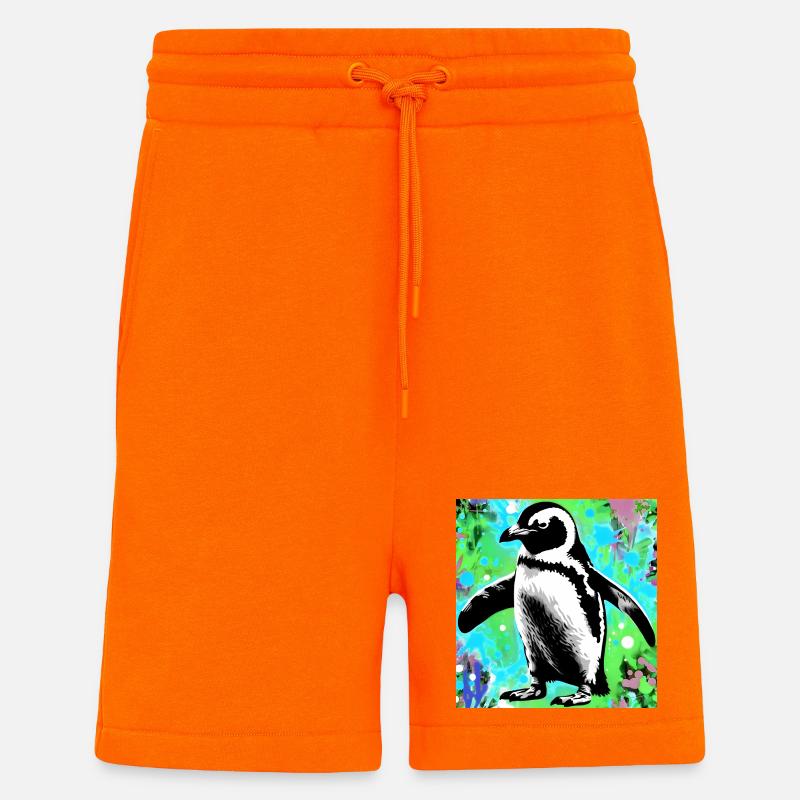 pingouin - Short bio décontracté fabriqué en UE - SUNSET ORANGE