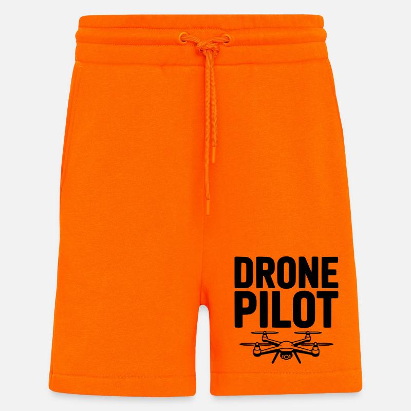 Drone Pilot - Shorts - made by SPREAD - SUNSET ORANGE