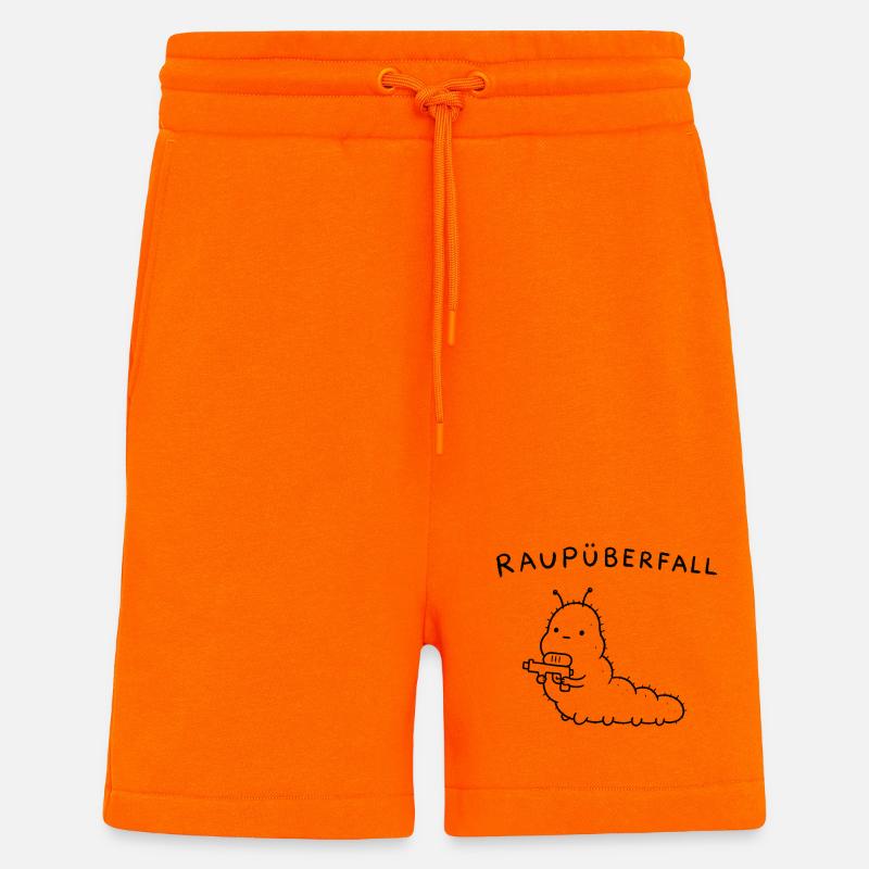 Raupüberfall - Shorts - made by SPREAD - SUNSET ORANGE