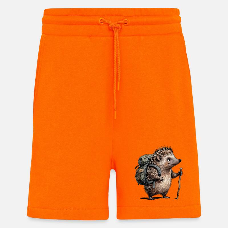 Wanderigel mit Rucksack - Shorts - made by SPREAD - SUNSET ORANGE