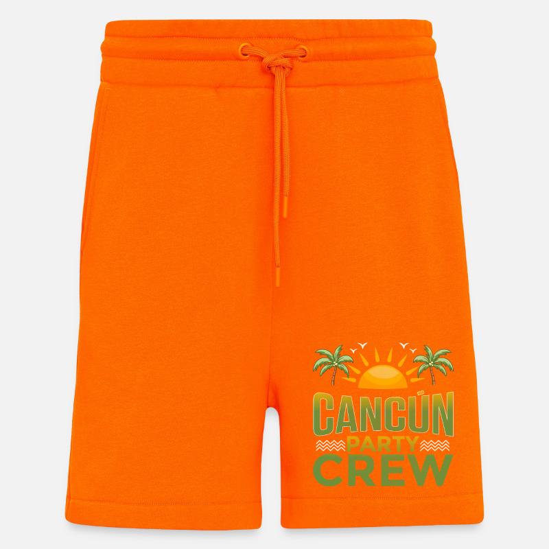 Cancun Party Crew - Shorts - made by SPREAD - SUNSET ORANGE