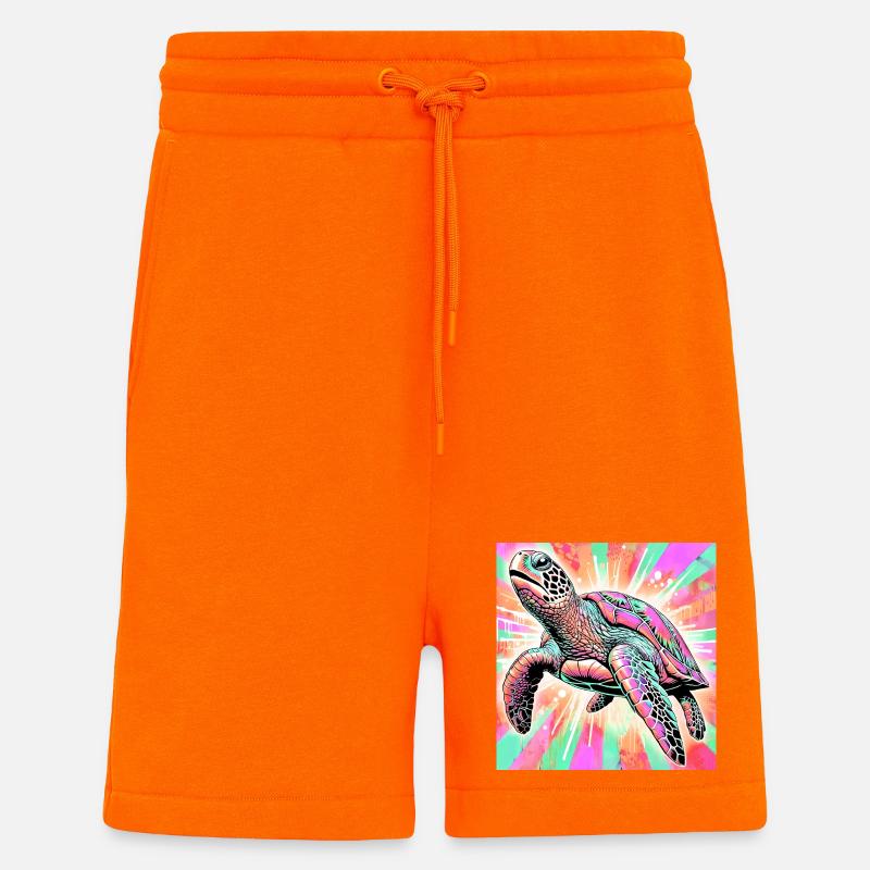 Schildkröte - Shorts - made by SPREAD - SUNSET ORANGE