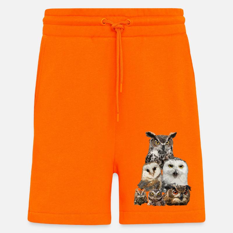 Eulen - Shorts - made by SPREAD - SUNSET ORANGE
