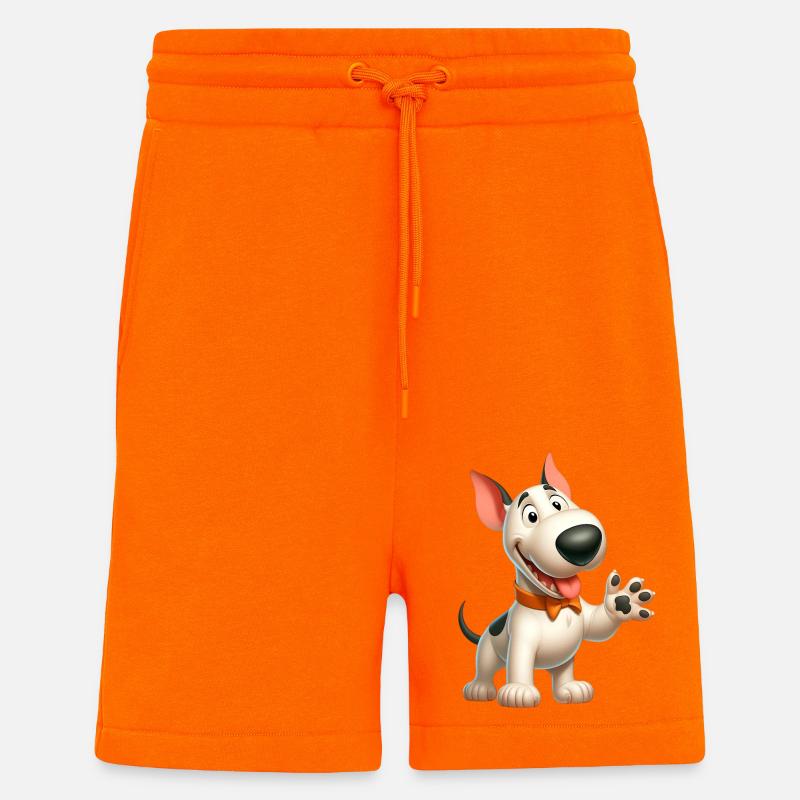 bull terrier 7 - Short bio décontracté fabriqué en UE - SUNSET ORANGE