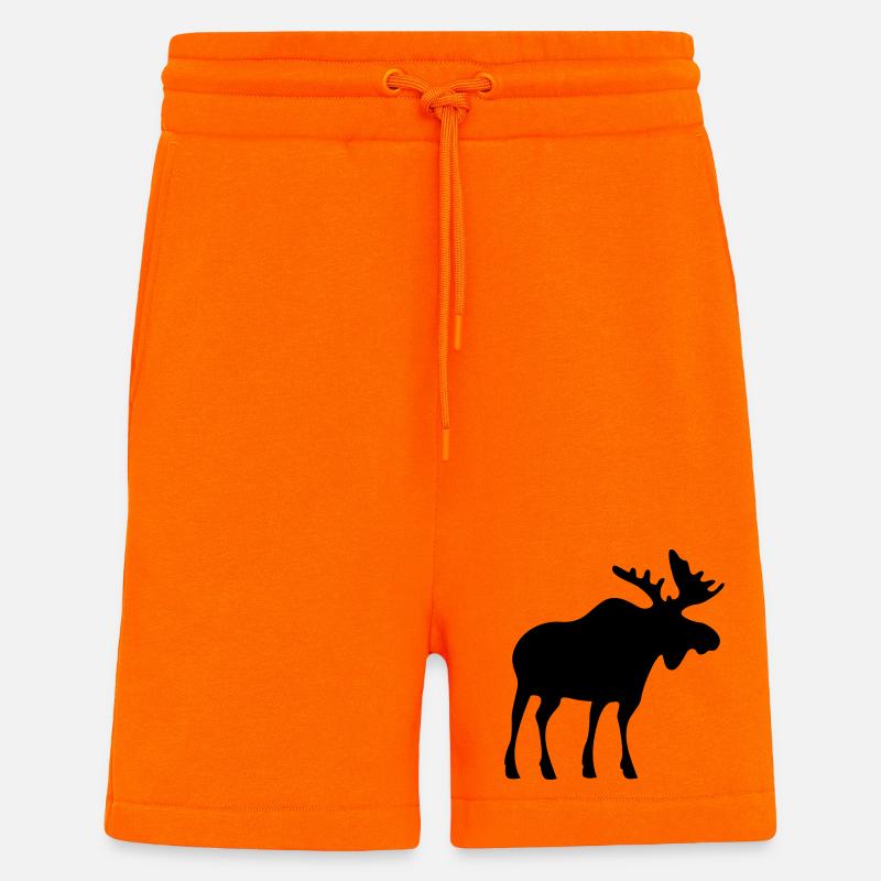 élan - Short bio décontracté fabriqué en UE - SUNSET ORANGE