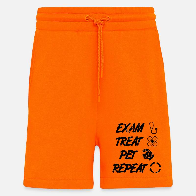 Tiermediziner Routine - Shorts - made by SPREAD - SUNSET ORANGE