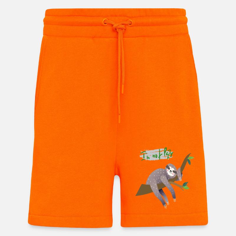 Sloth i'm not lazy - Shorts - made by SPREAD - SUNSET ORANGE