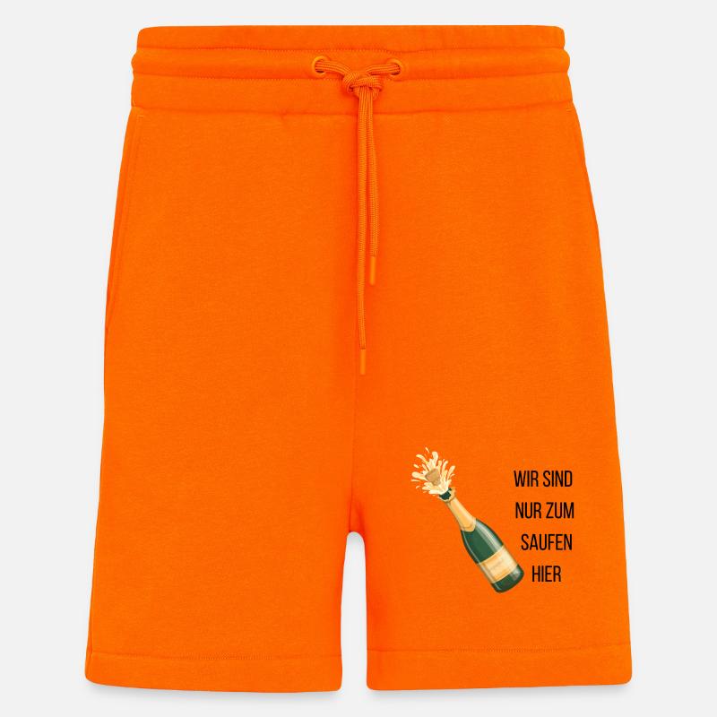 Junggesellen/in Abschied - Shorts - made by SPREAD - SUNSET ORANGE