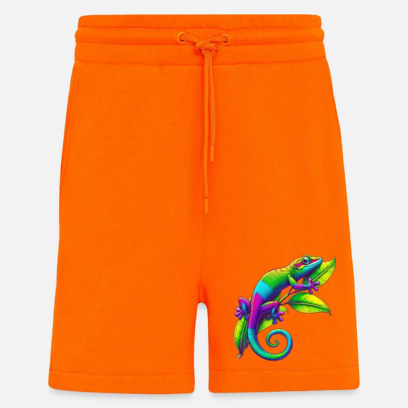 Gecko - Short bio décontracté fabriqué en UE - SUNSET ORANGE