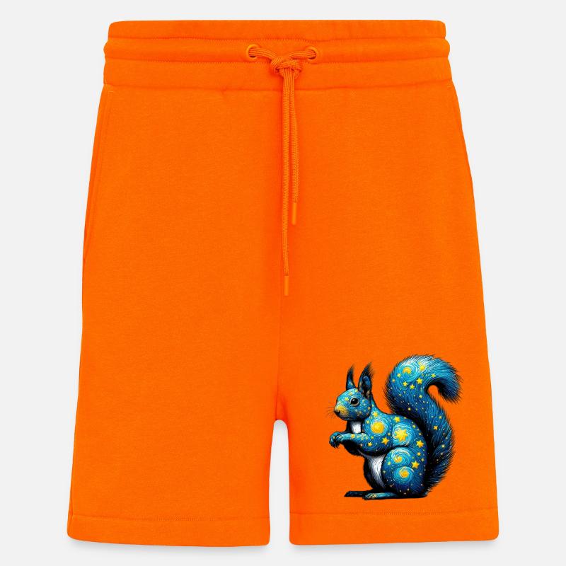 Eichhörnchen - Shorts - made by SPREAD - SUNSET ORANGE