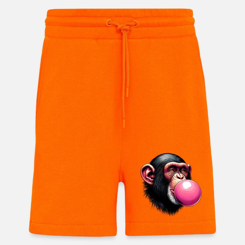 Monkey - Shorts - made by SPREAD - SUNSET ORANGE