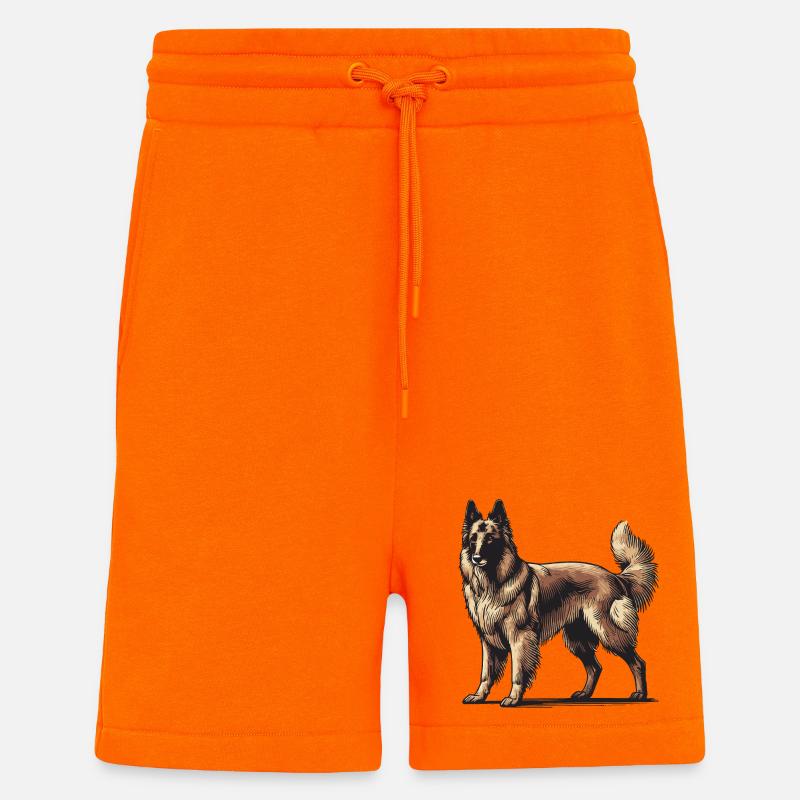 Schäferhund - Shorts - made by SPREAD - SUNSET ORANGE