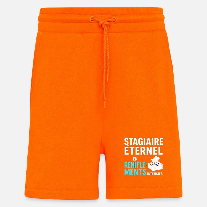 Eternal trainee in intensive sniffing - Shorts - made by SPREAD - SUNSET ORANGE