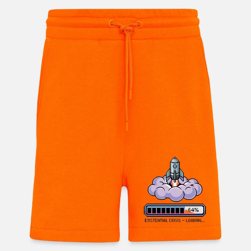 Digital Retro – Existential Crisis – Loading... - Shorts - made by SPREAD - SUNSET ORANGE