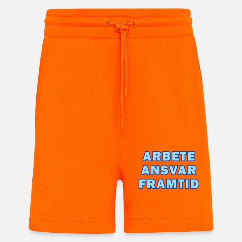 Work Responsibility Future - Shorts - made by SPREAD - SUNSET ORANGE