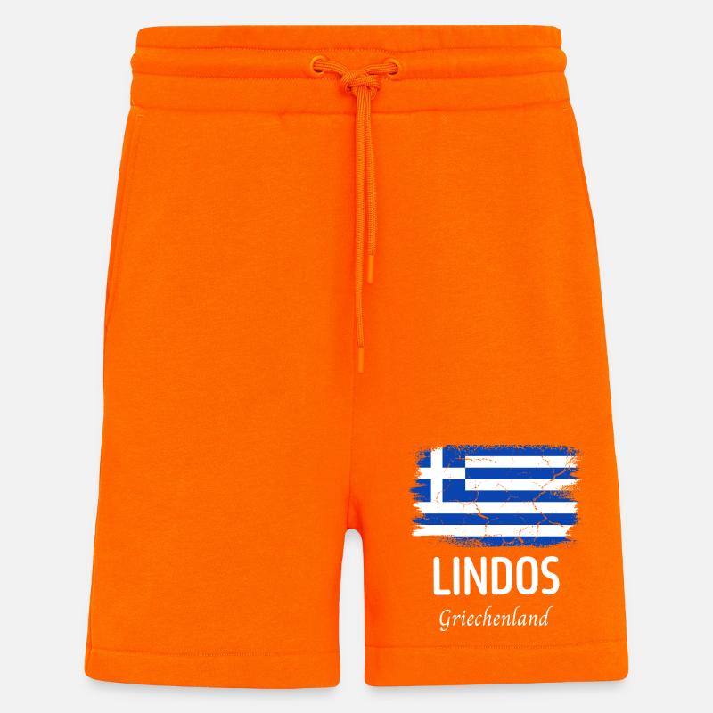Lindos - Shorts - made by SPREAD - SUNSET ORANGE