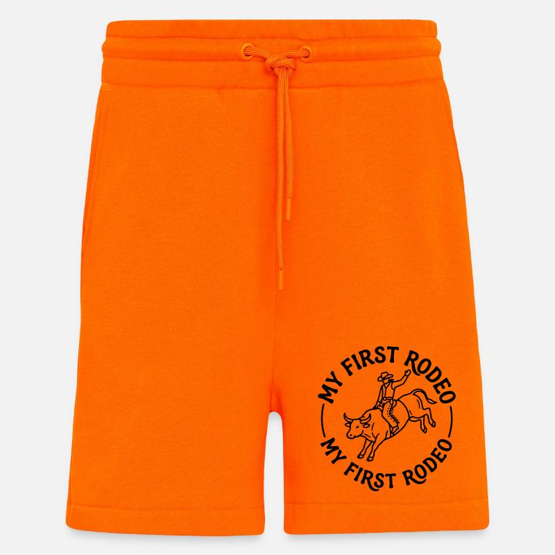 Rodéo - Short bio décontracté fabriqué en UE - SUNSET ORANGE