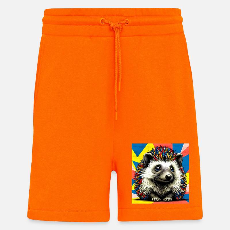 hedgehog - Shorts - made by SPREAD - SUNSET ORANGE