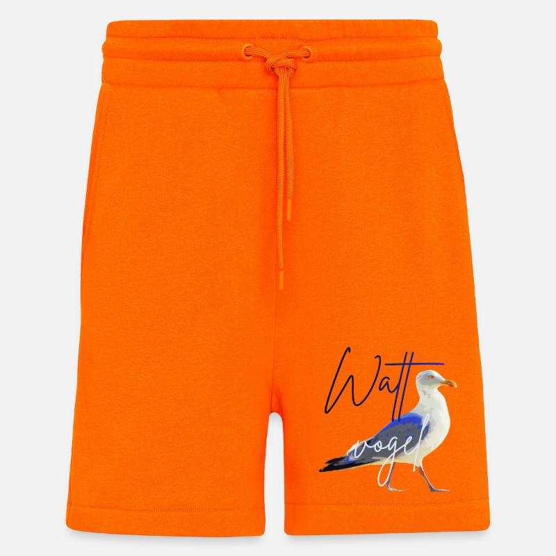 Wattvogel_3.2 - Shorts - made by SPREAD - SUNSET ORANGE