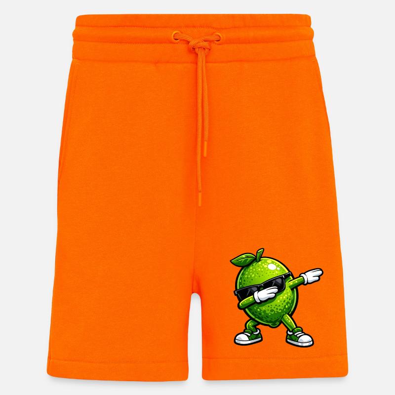 Dabbing Limette - Shorts - made by SPREAD - SUNSET ORANGE