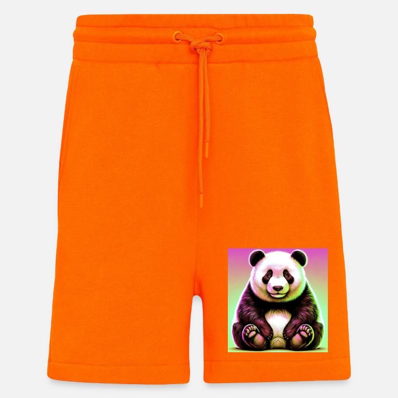 Panda - Shorts - made by SPREAD - SUNSET ORANGE