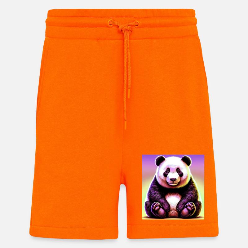 Panda - Shorts - made by SPREAD - SUNSET ORANGE