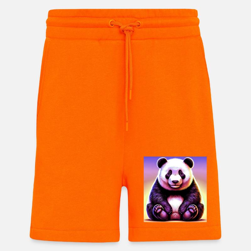 panda - Short bio décontracté fabriqué en UE - SUNSET ORANGE