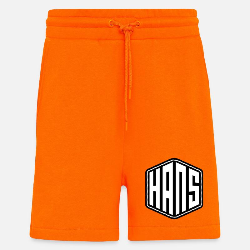 Hans - Short bio décontracté fabriqué en UE - SUNSET ORANGE