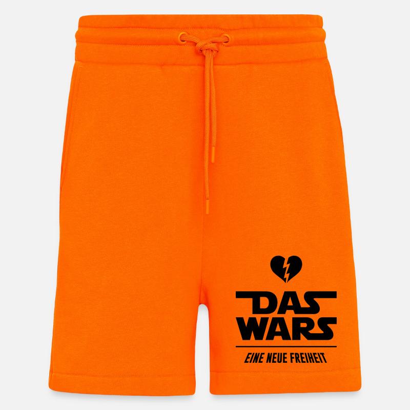 Das Wars - Trennung, Scheidung - Shorts - made by SPREAD - SUNSET ORANGE
