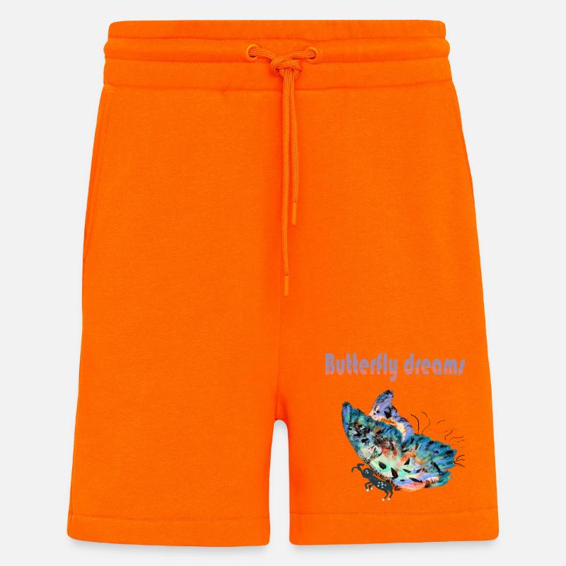 SCHMETTERLINGSTRÄUME - Shorts - made by SPREAD - SUNSET ORANGE