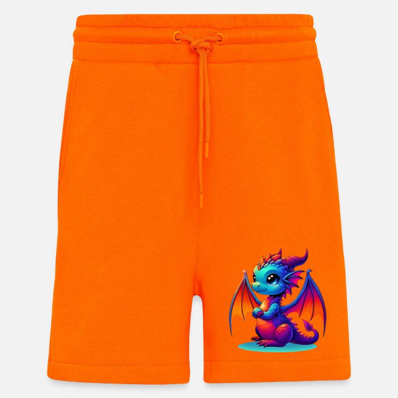 Dragon - Short bio décontracté fabriqué en UE - SUNSET ORANGE