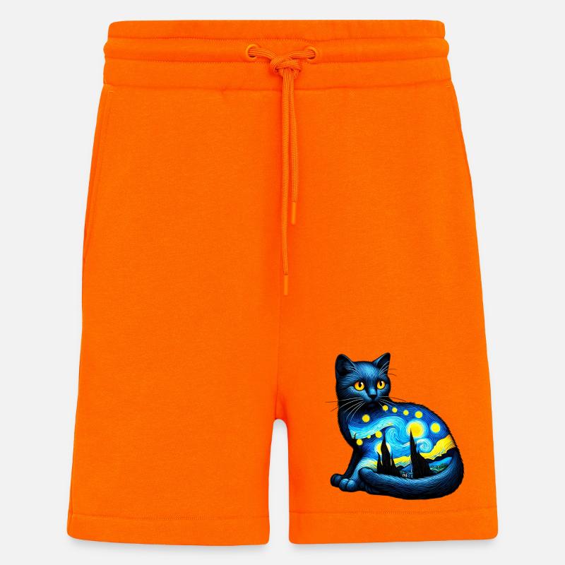 Chat - Short bio décontracté fabriqué en UE - SUNSET ORANGE