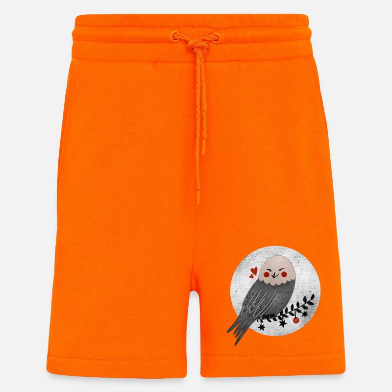 Weihnachtliche Eule - Shorts - made by SPREAD - SUNSET ORANGE
