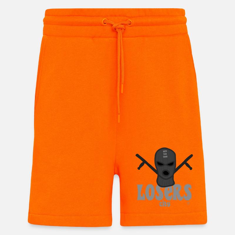 Thug on Protest - Shorts - made by SPREAD - SUNSET ORANGE