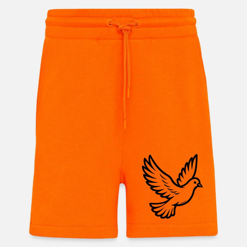 Taube Vogel - Shorts - made by SPREAD - SUNSET ORANGE
