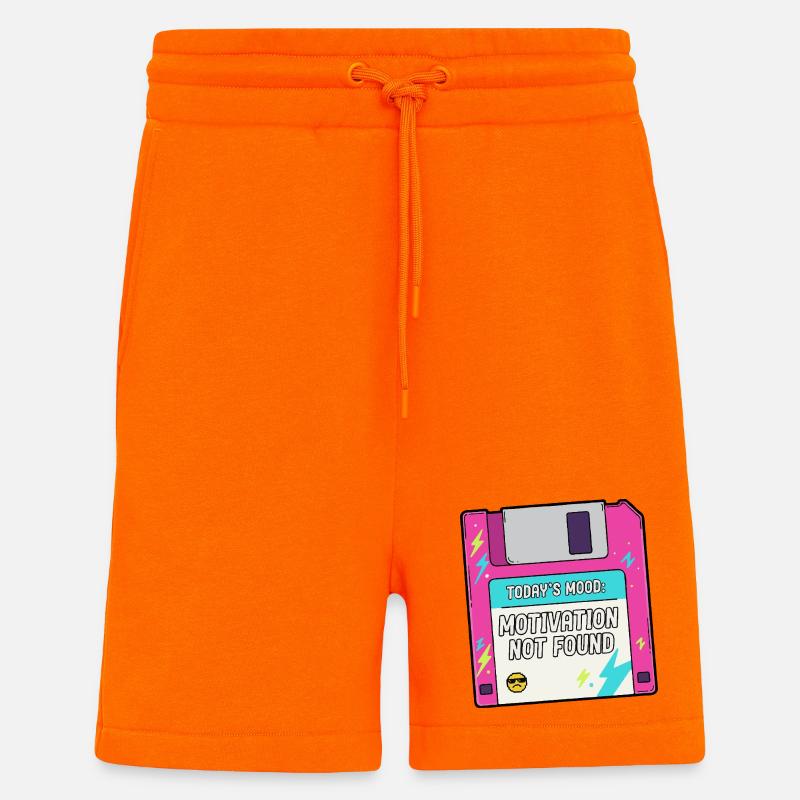 Auf der Diskette fehlt die Motivation - Shorts - made by SPREAD - SUNSET ORANGE