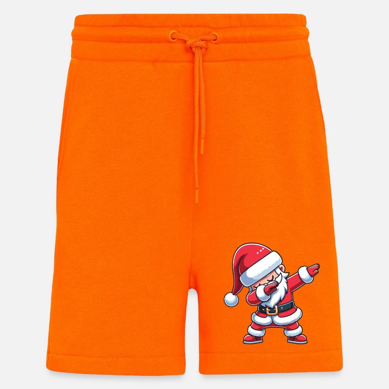 Dabbing Weihnachts Weihnachtsmann Dab Weihnachten - Shorts - made by SPREAD - SUNSET ORANGE