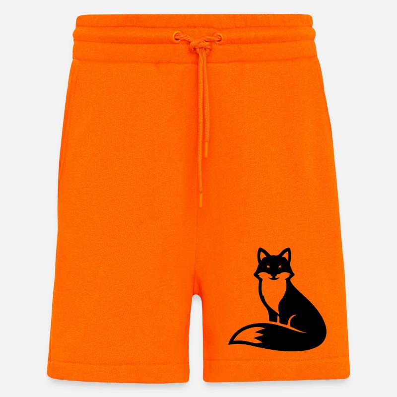 Fuchs Tier - Shorts - made by SPREAD - SUNSET ORANGE