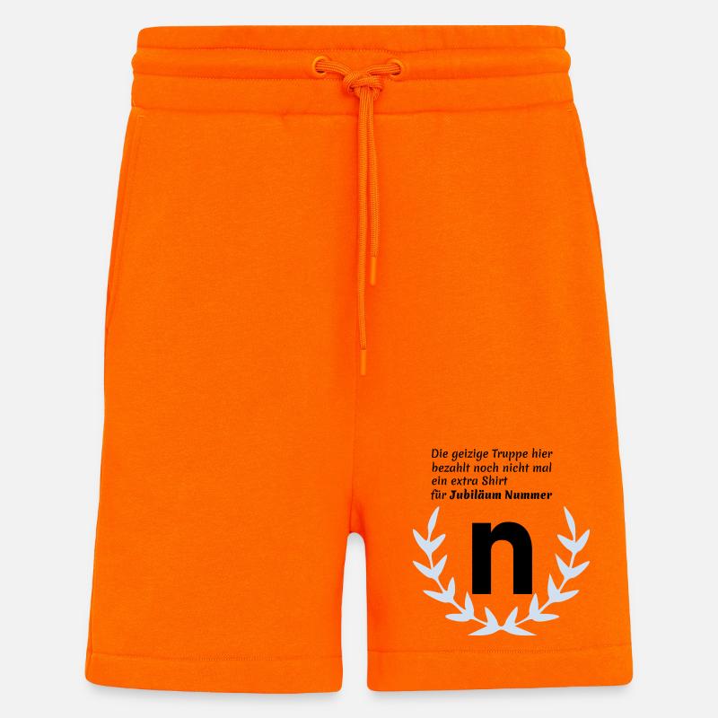 Jubilaeum N - Shorts - made by SPREAD - SUNSET ORANGE